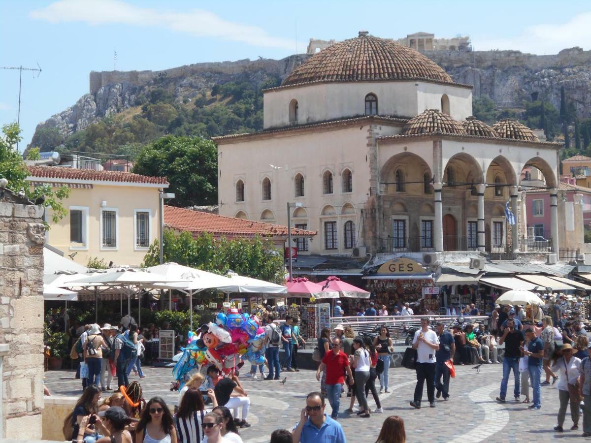 Monastiraki Flea Market & Metro Station Appartment Athene Buitenkant foto