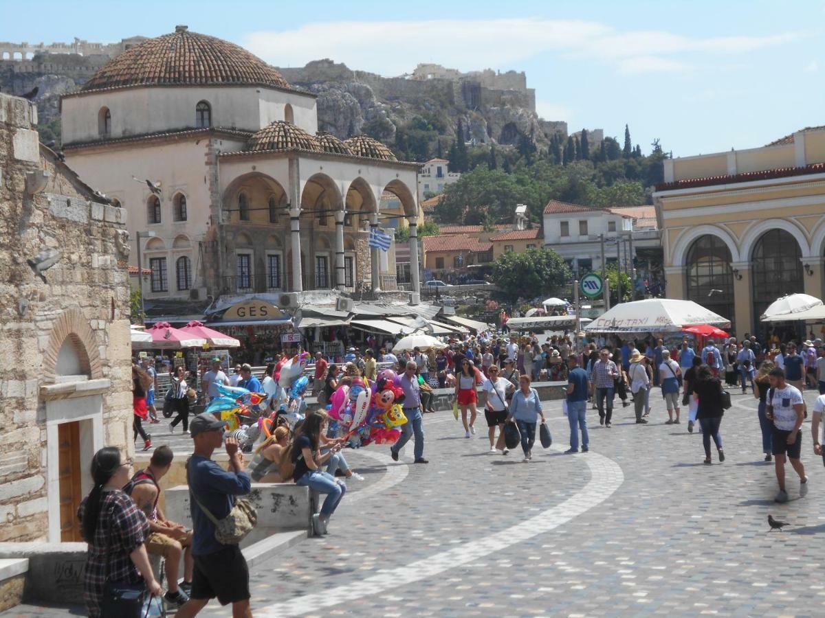 Monastiraki Flea Market & Metro Station Appartment Athene Buitenkant foto